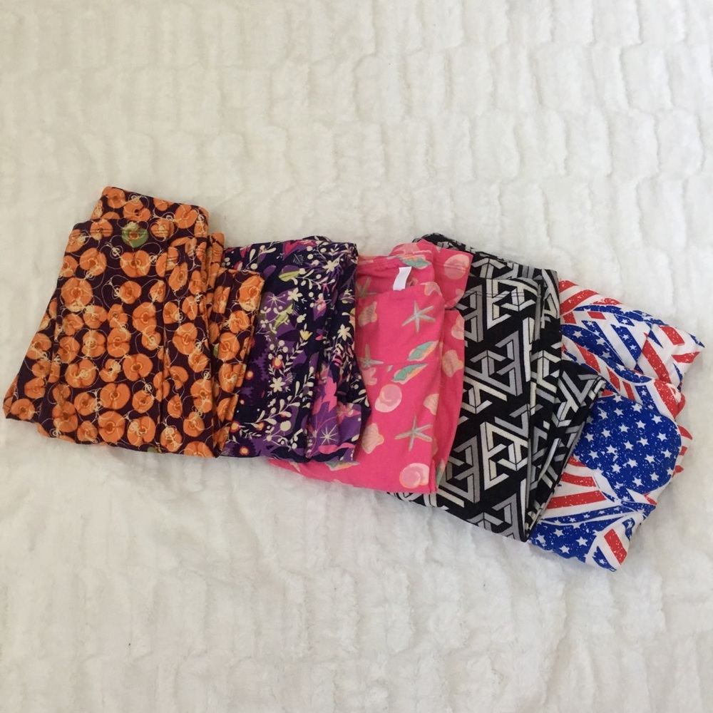 LuLaRoe buttery soft ONE SIZE legging bundle